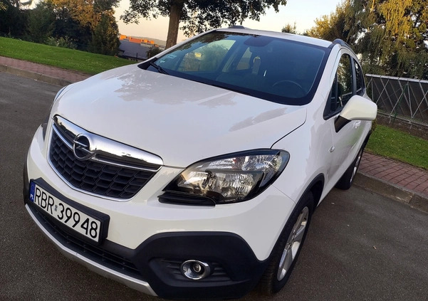 Opel Mokka cena 48500 przebieg: 155000, rok produkcji 2015 z Brzozów małe 704